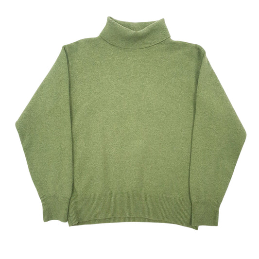 Womens Green Unbranded  Turtle Neck Jumper