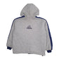 Mens Navy Adidas Vintage 90s Reversible Hoodie  Coat