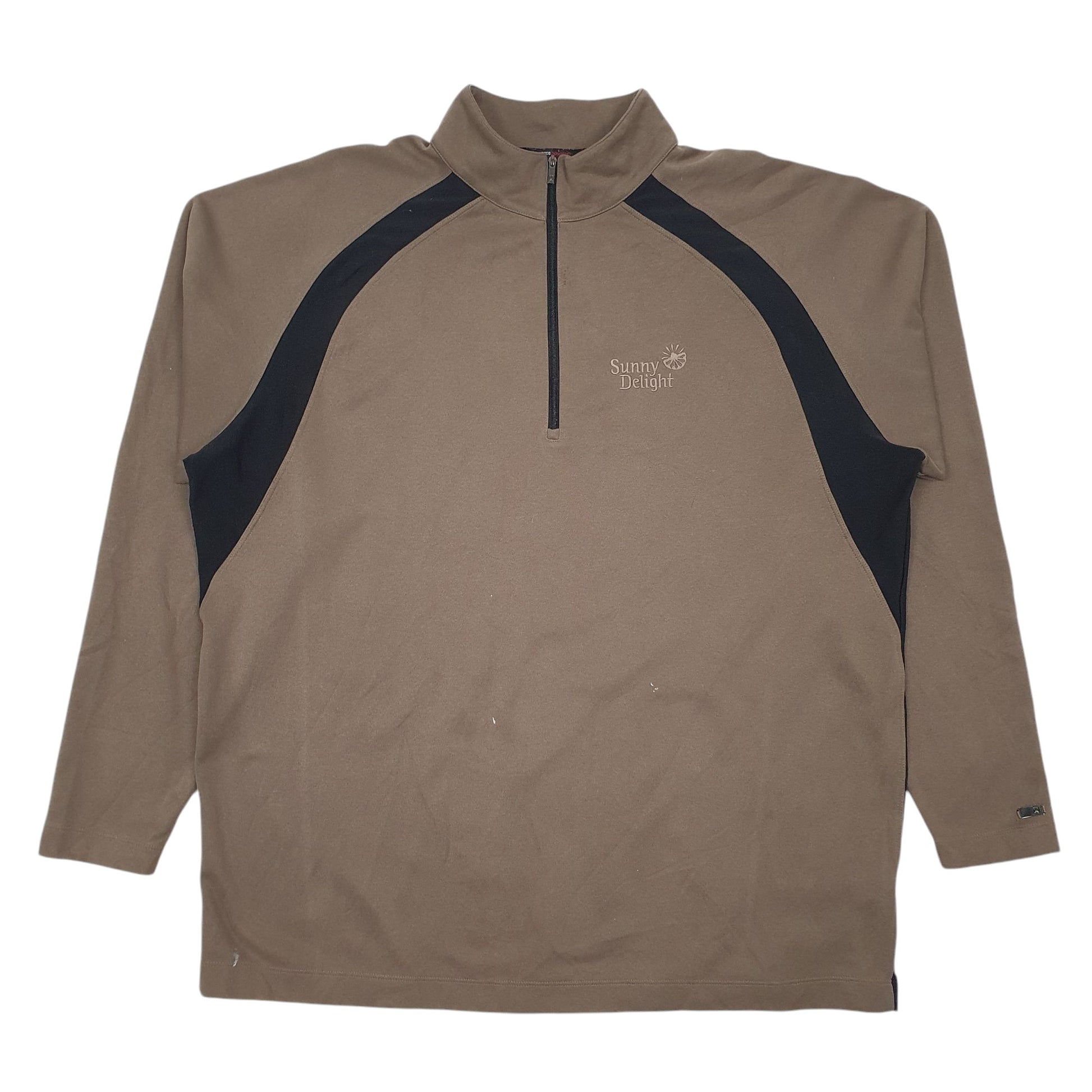 Mens Brown Nike Tiger Woods Collection Quarter Zip Coat
