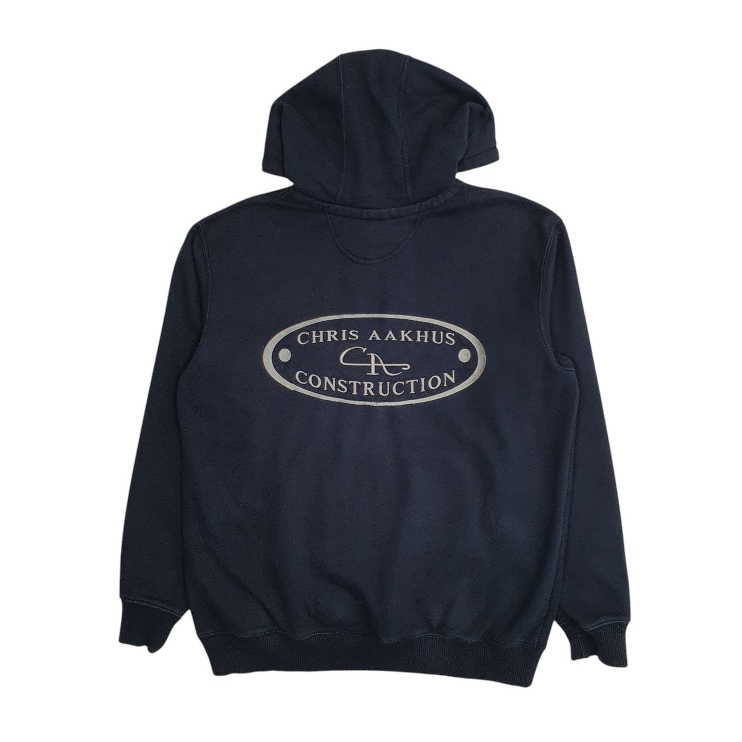 Mens Navy Carhartt Construction Hoodie Jumper