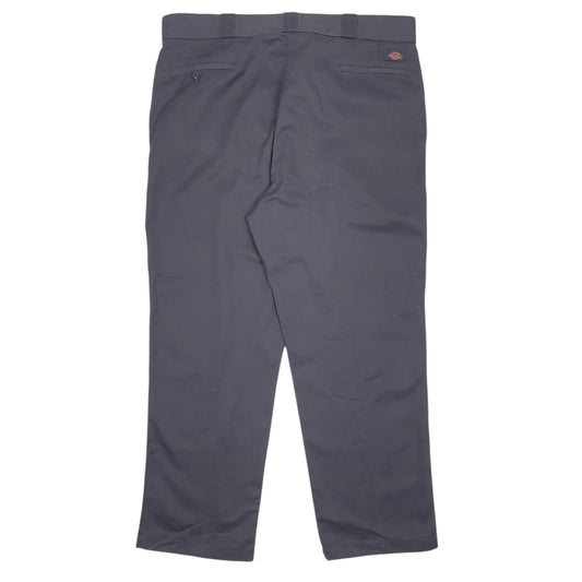 Mens Grey Dickies Workwear Chino Trousers