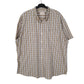 Mens Beige Dockers  Short Sleeve Shirt