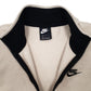 Mens Beige Nike  Quarter Zip Jumper