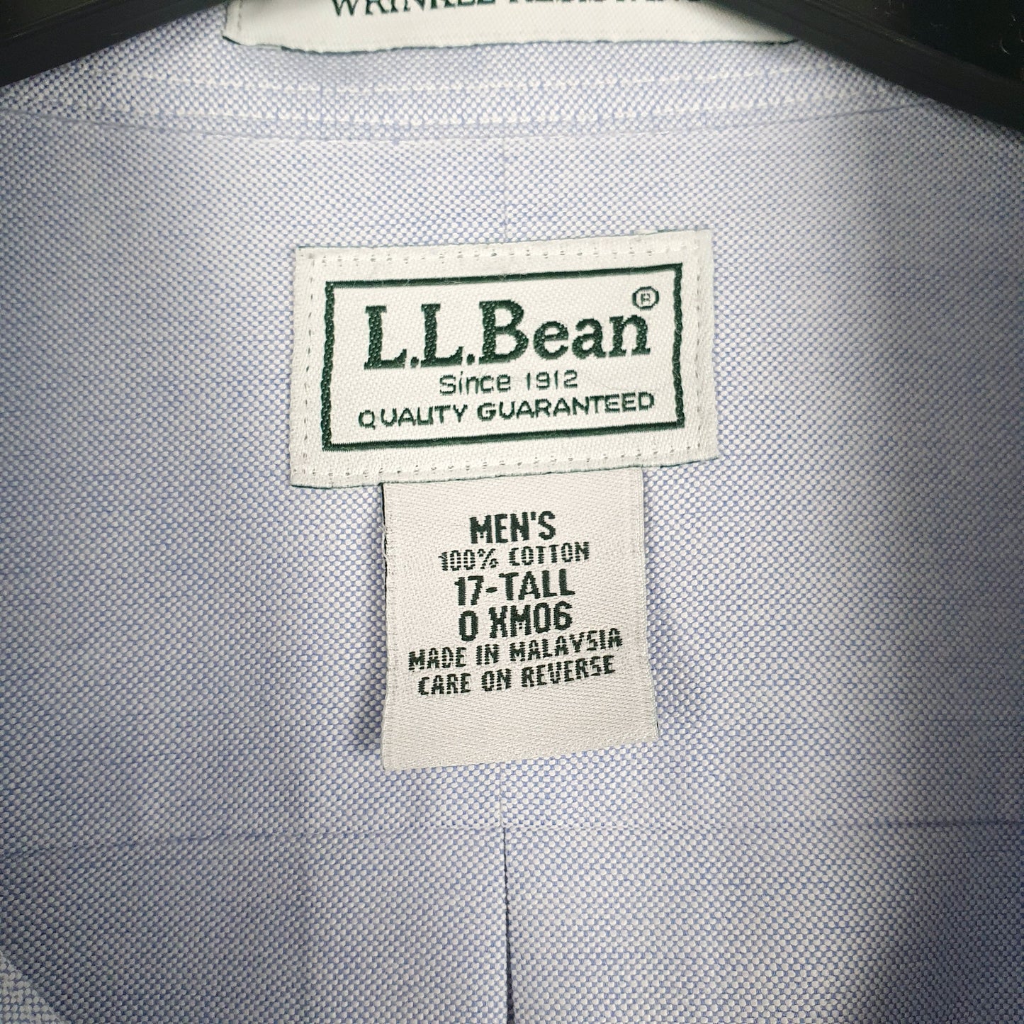 Mens Blue L.L.Bean   Shirt