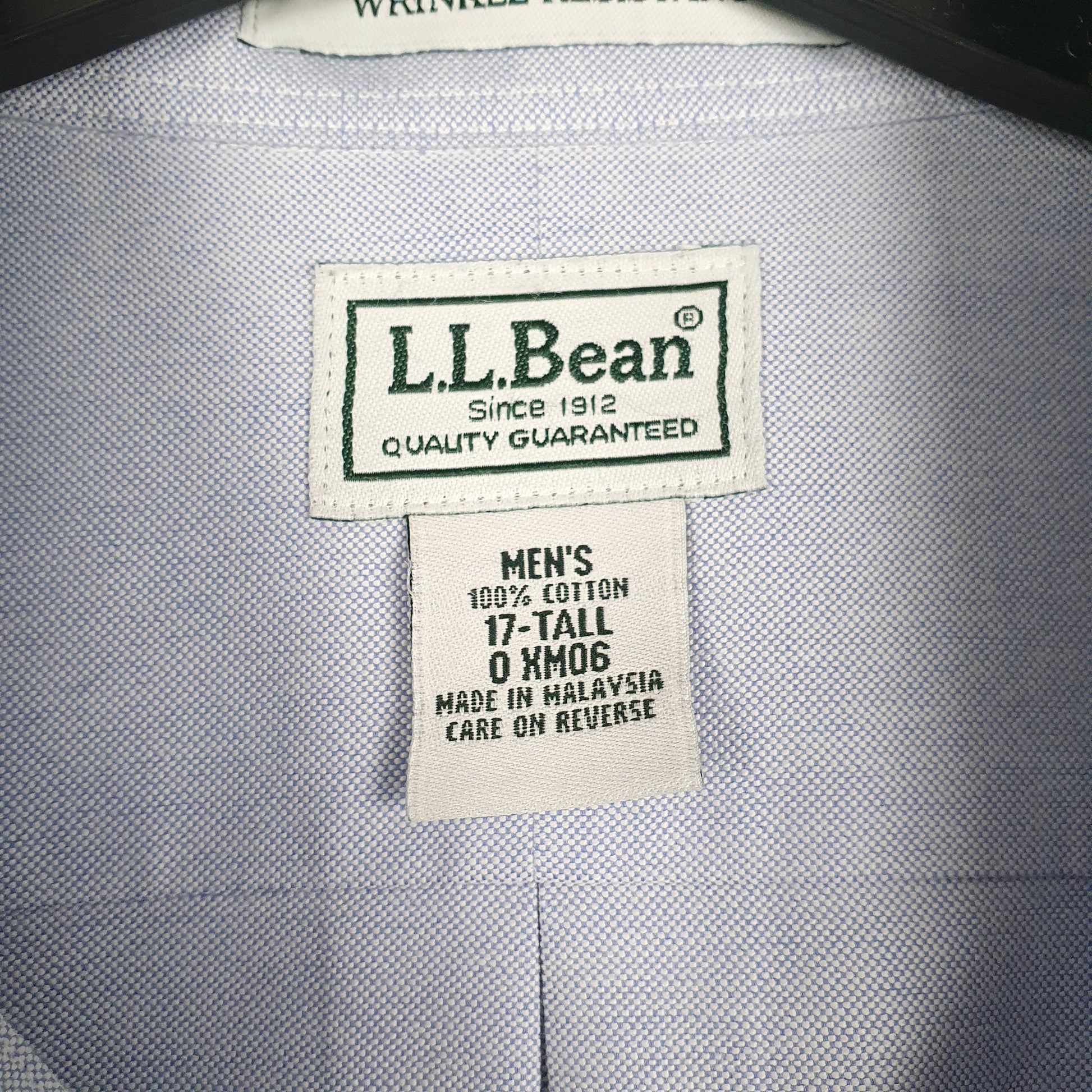 Mens Blue L.L.Bean   Shirt