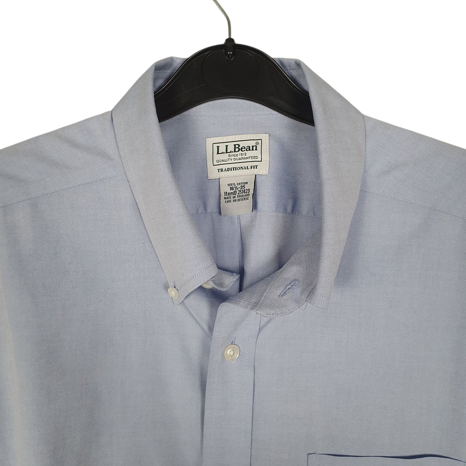 Mens Blue L.L.Bean   Shirt