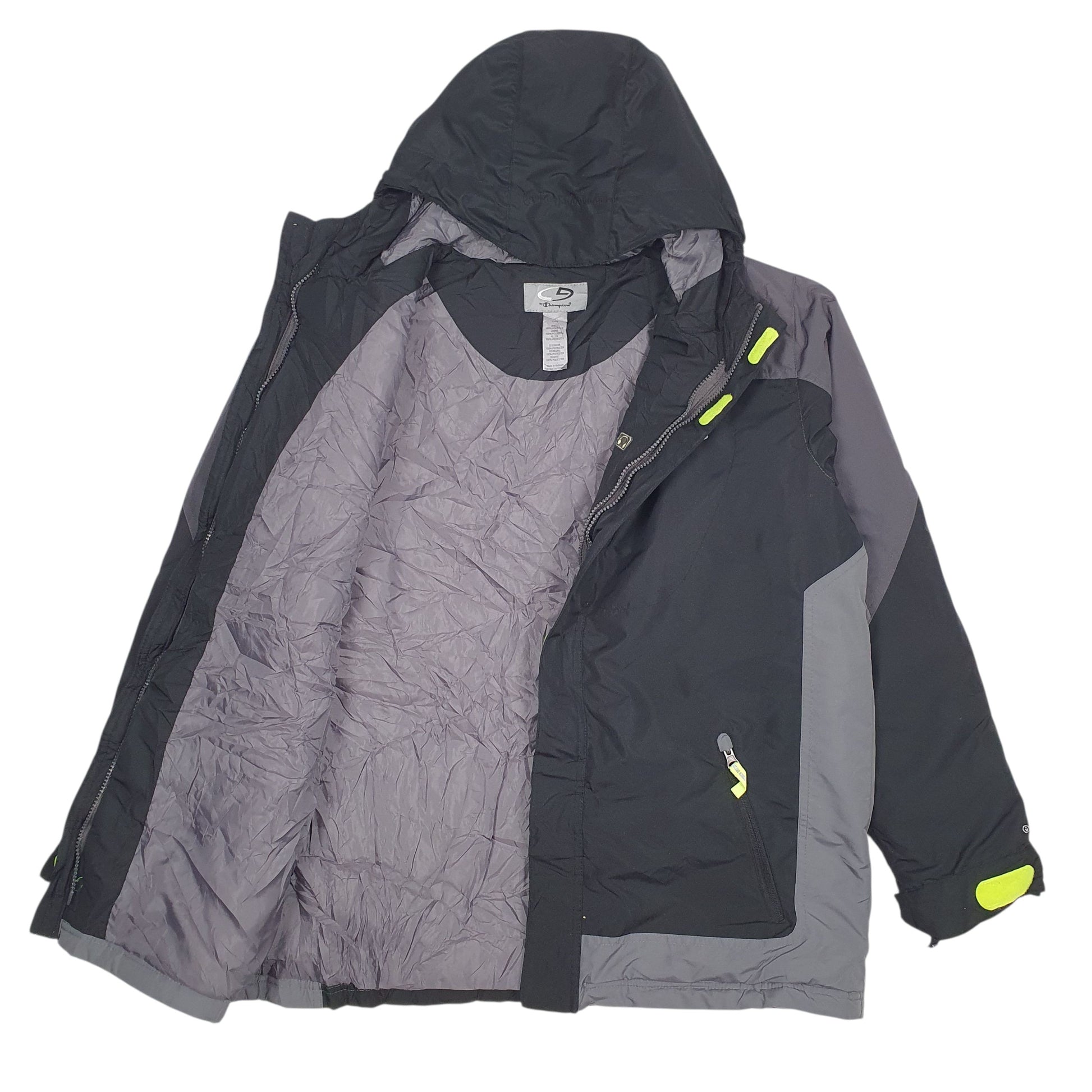 Mens Black Champion   Coat