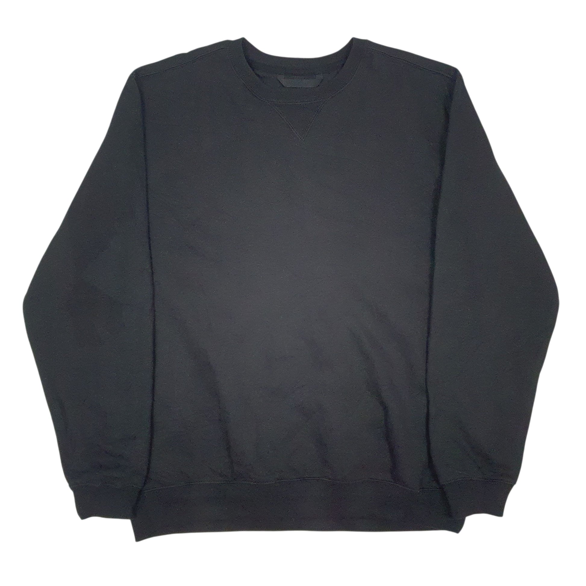 Mens Black Carhartt Loose Fit Crewneck Jumper