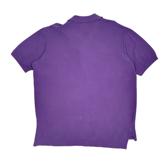 Mens Purple Polo Ralph Lauren Vintage 90s Made In USA  Polo Shirt