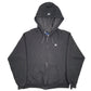 Mens Grey Starter Heavyweight Full Zip Jumper