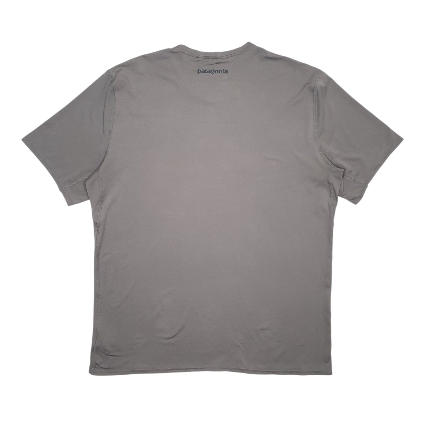Mens Grey Patagonia Capilene  T Shirt