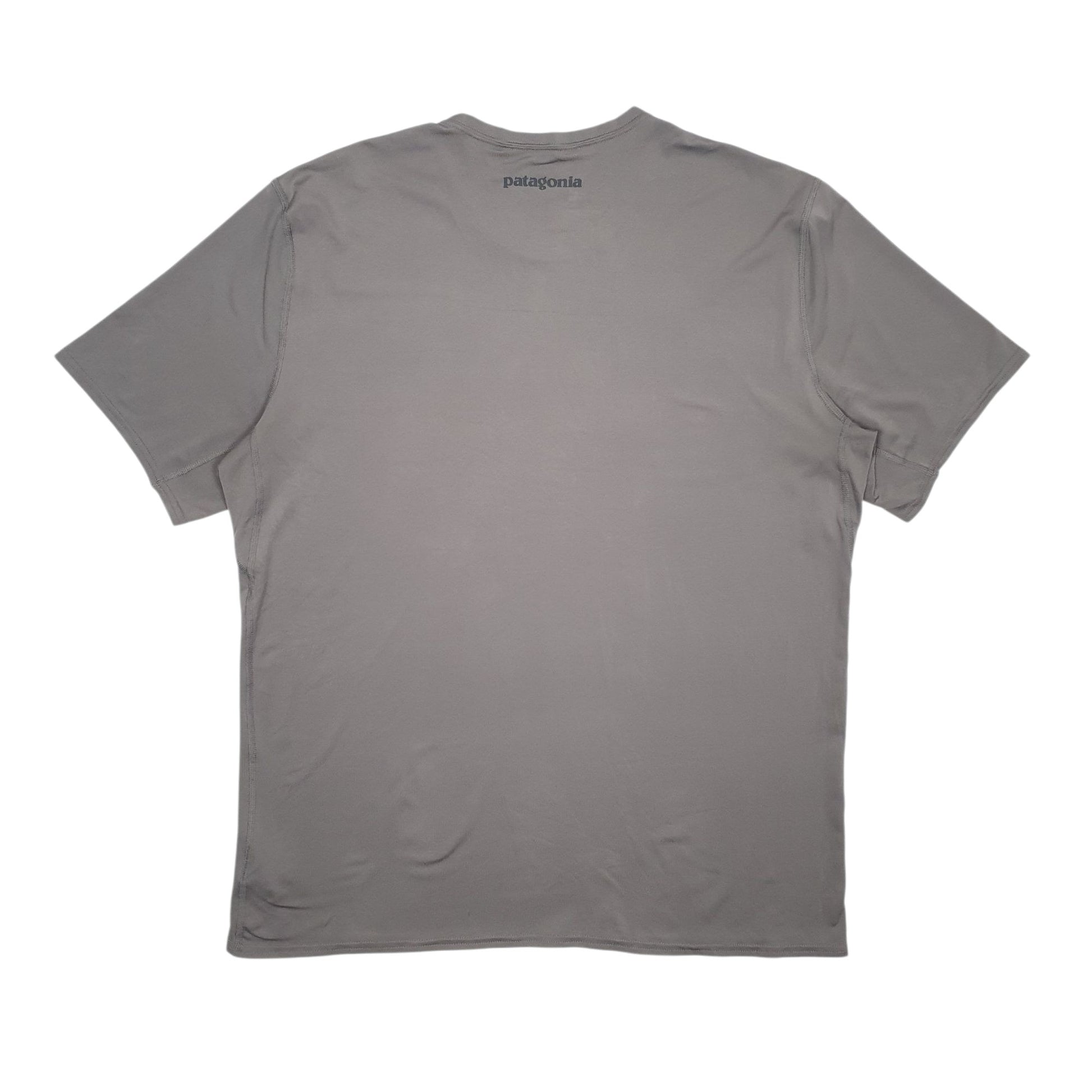 Mens Grey Patagonia Capilene  T Shirt