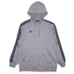 Mens Grey Adidas  Hoodie Jumper