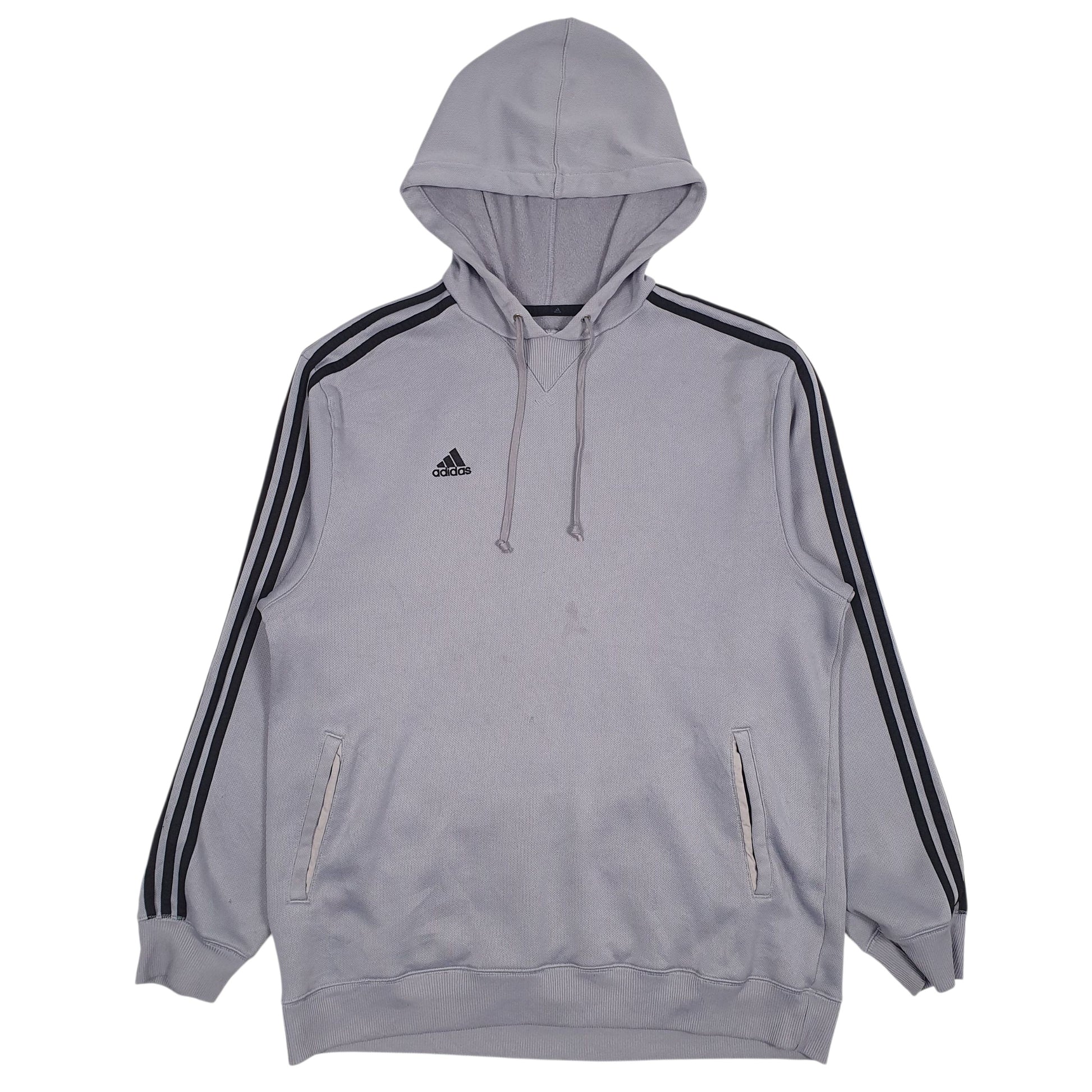 Mens Grey Adidas  Hoodie Jumper