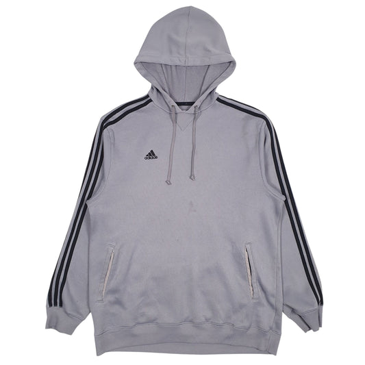 Mens Grey Adidas  Hoodie Jumper