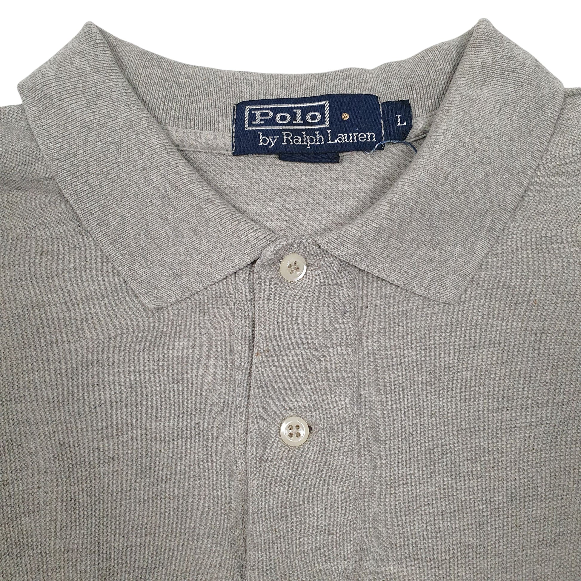 Mens Grey Polo Ralph Lauren   Polo Shirt
