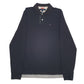 Mens Black Tommy Hilfiger  Long Sleeve Polo Shirt