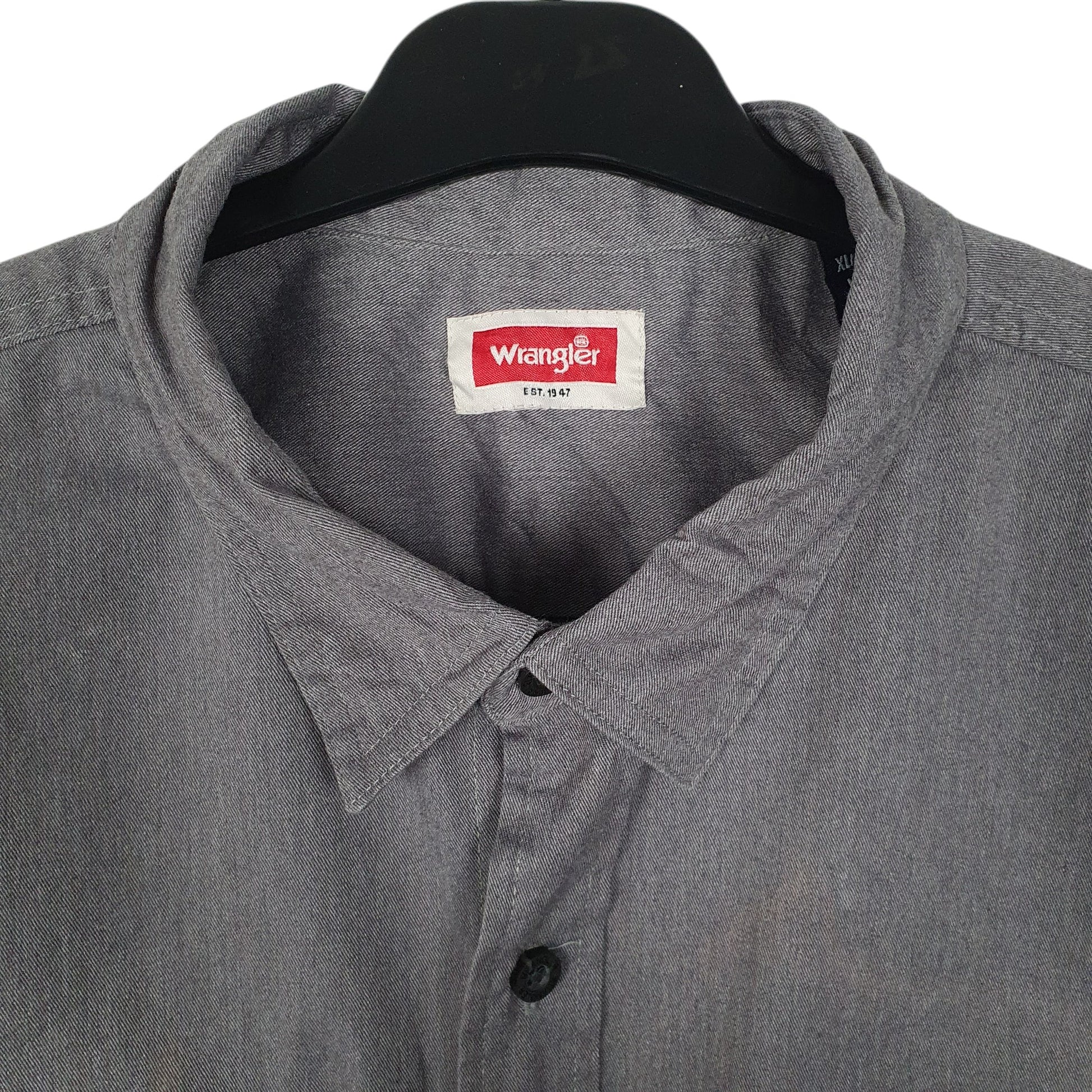 Mens Grey Wrangler   Shirt