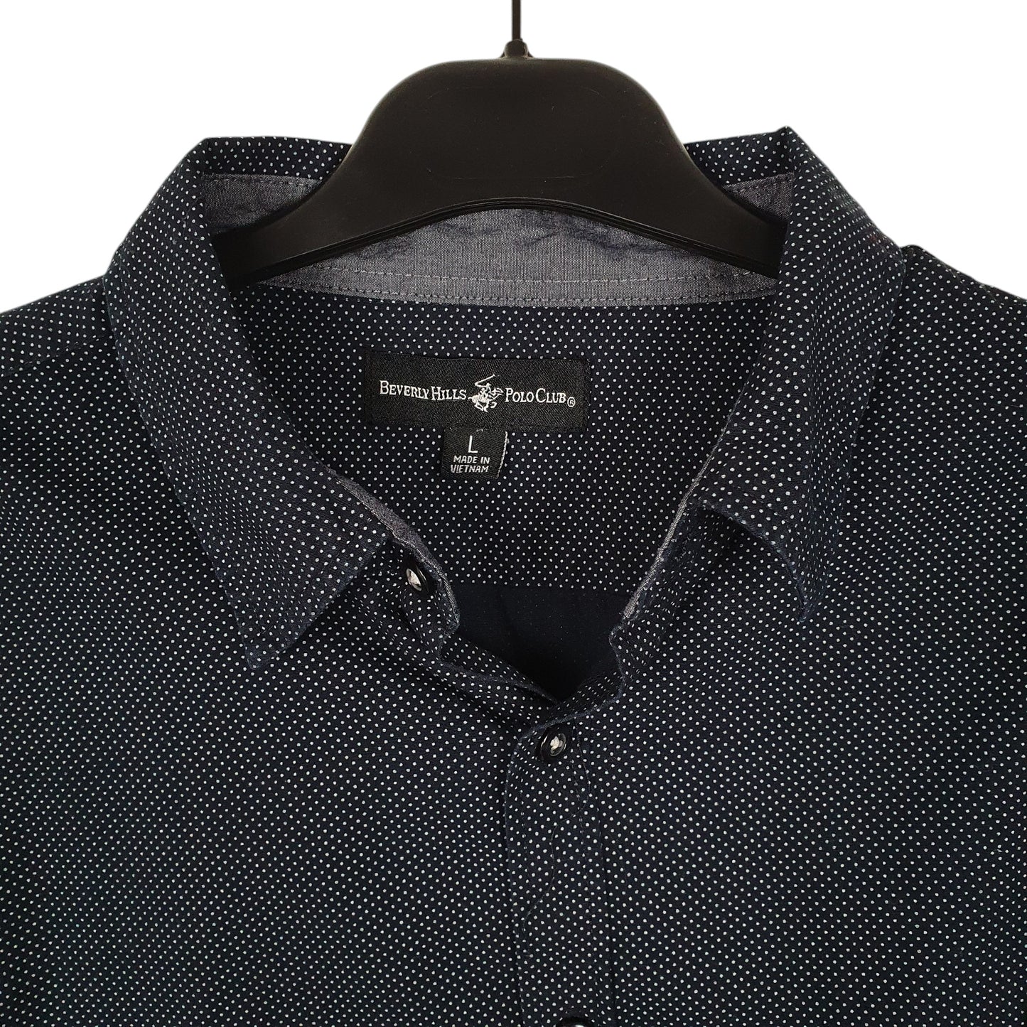 Womens Navy Beverly Hills Polo Club Cropped  Shirt