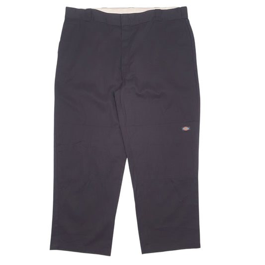 Mens Black Dickies Workwear Chino Trousers