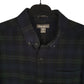 Mens Navy Eddie Bauer Thick Flannel  Shirt