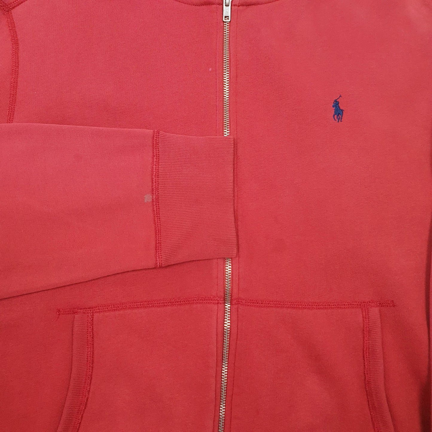 Mens Red Polo Ralph Lauren  Full Zip Jumper