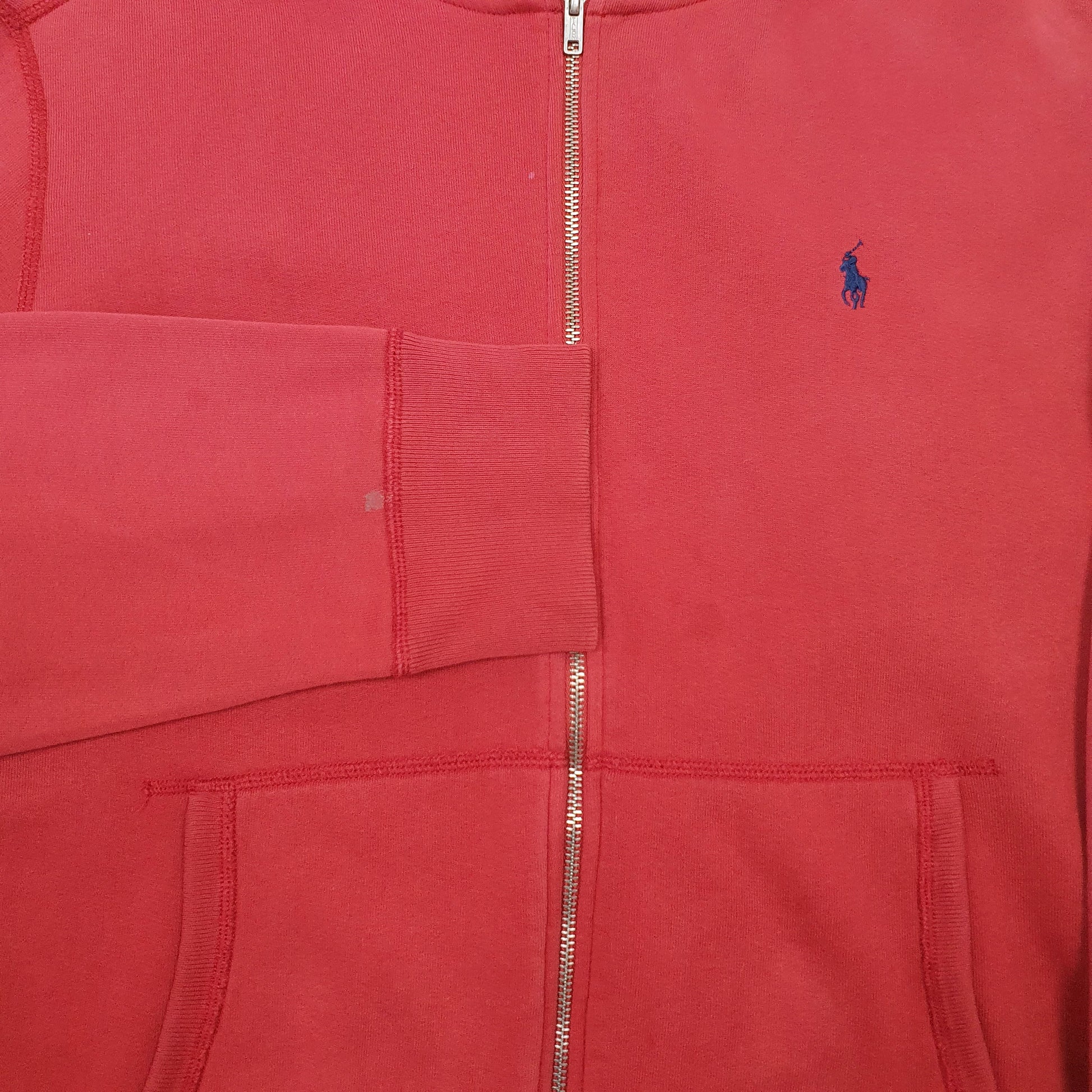 Mens Red Polo Ralph Lauren  Full Zip Jumper