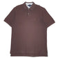 Mens Brown Tommy Hilfiger  Short Sleeve Polo Shirt