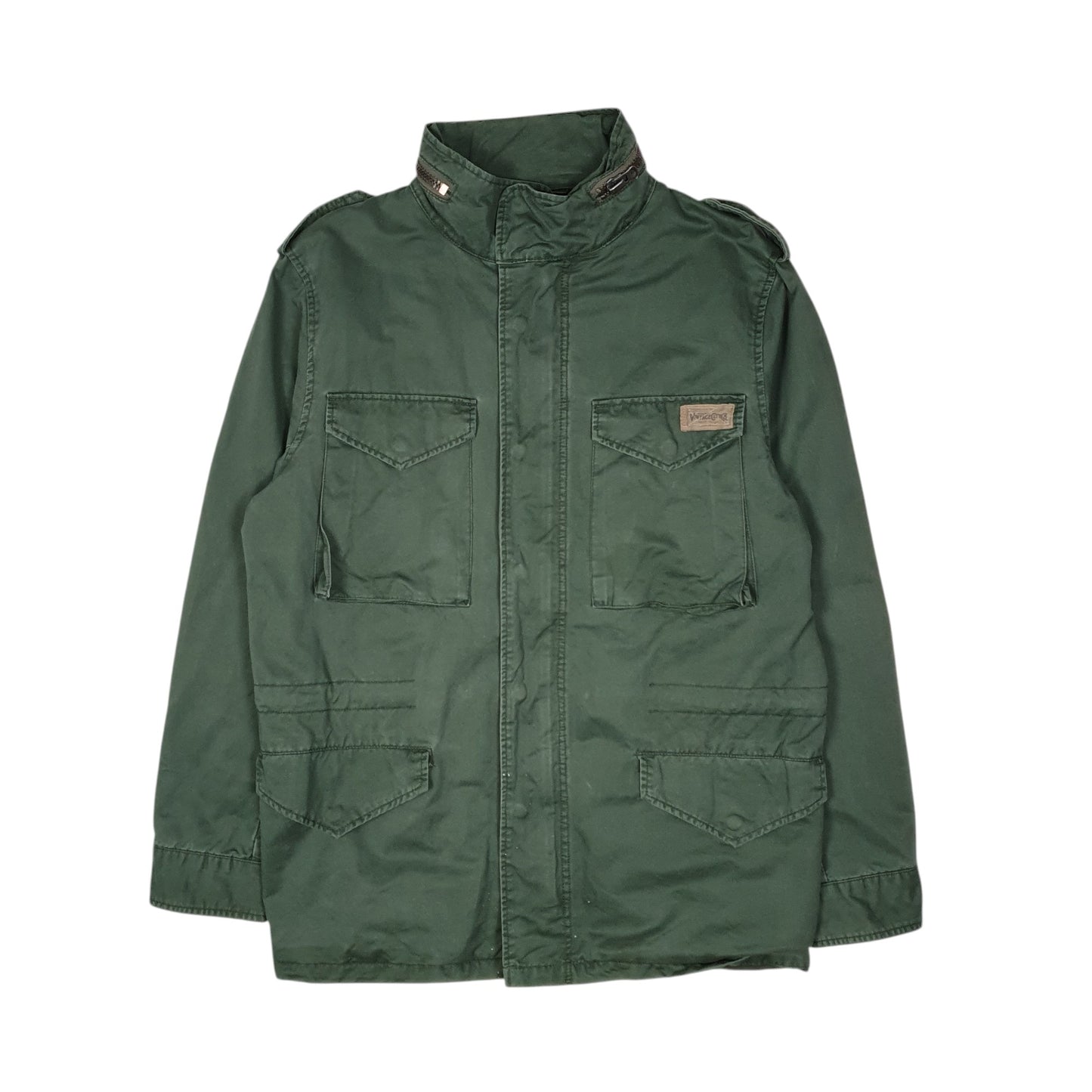 Mens Green Jack & Jones Parka  Coat
