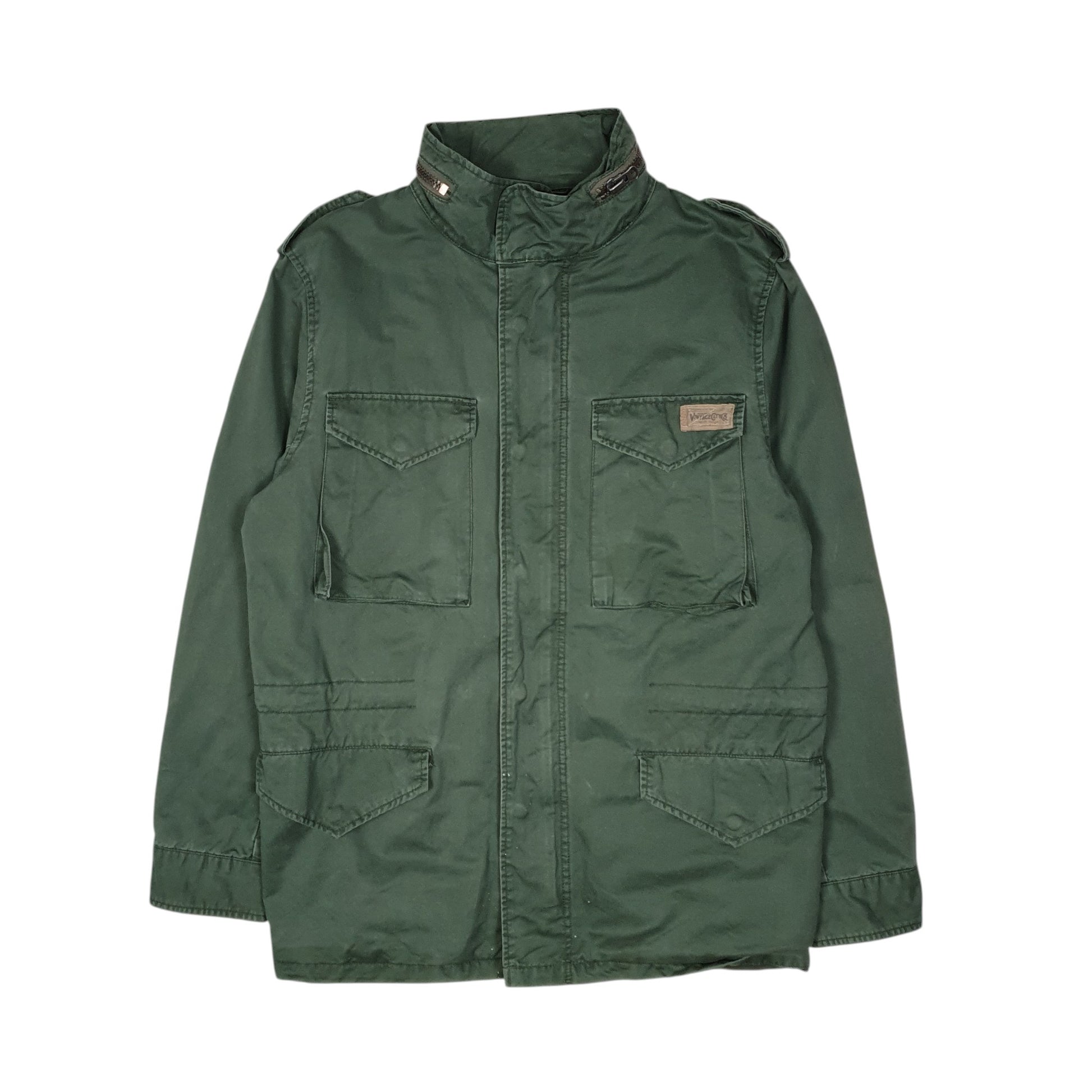 Mens Green Jack & Jones Parka  Coat