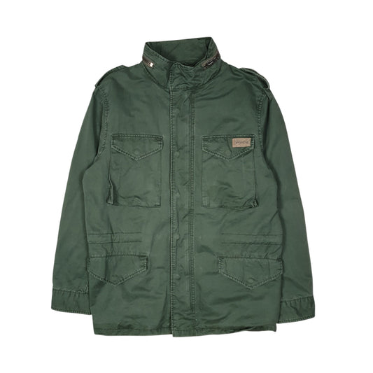 Mens Green Jack & Jones Parka  Coat