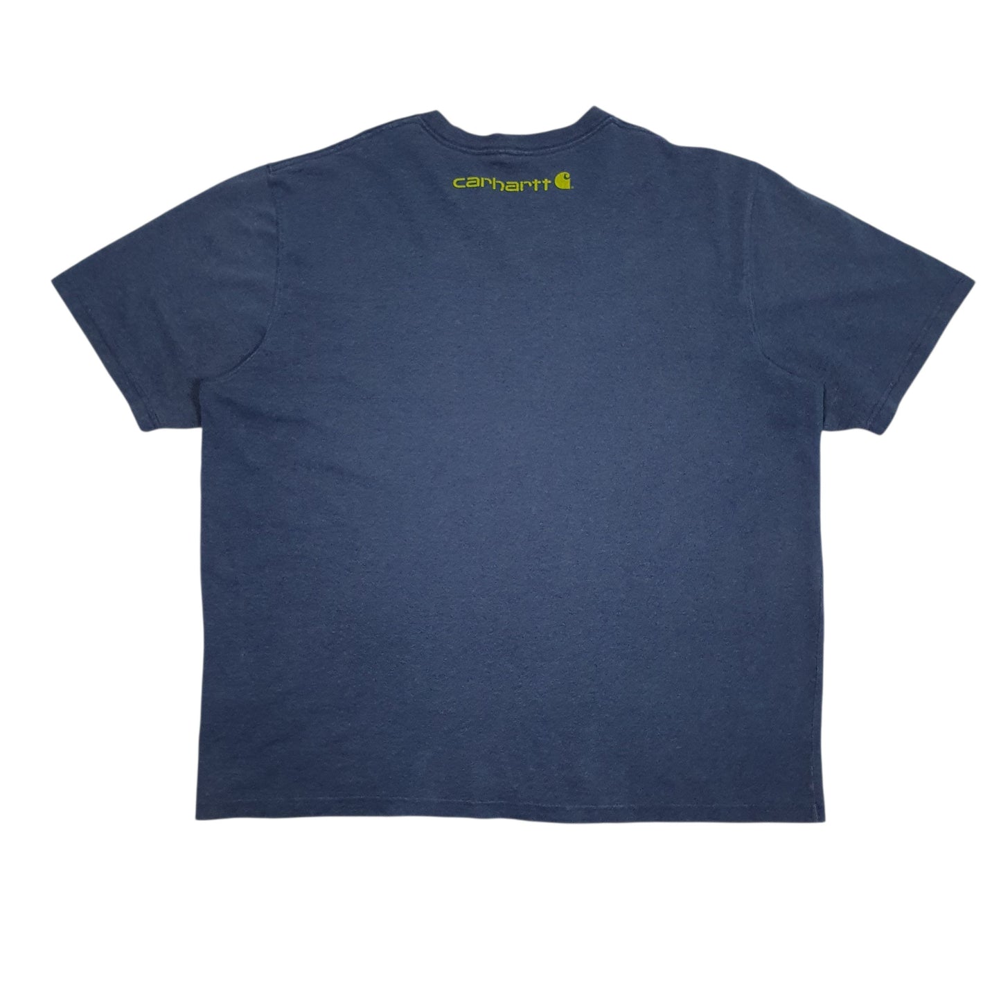 Mens Blue Carhartt K195 413 Spellout  T Shirt