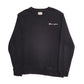 Mens Black Champion  Crewneck Jumper