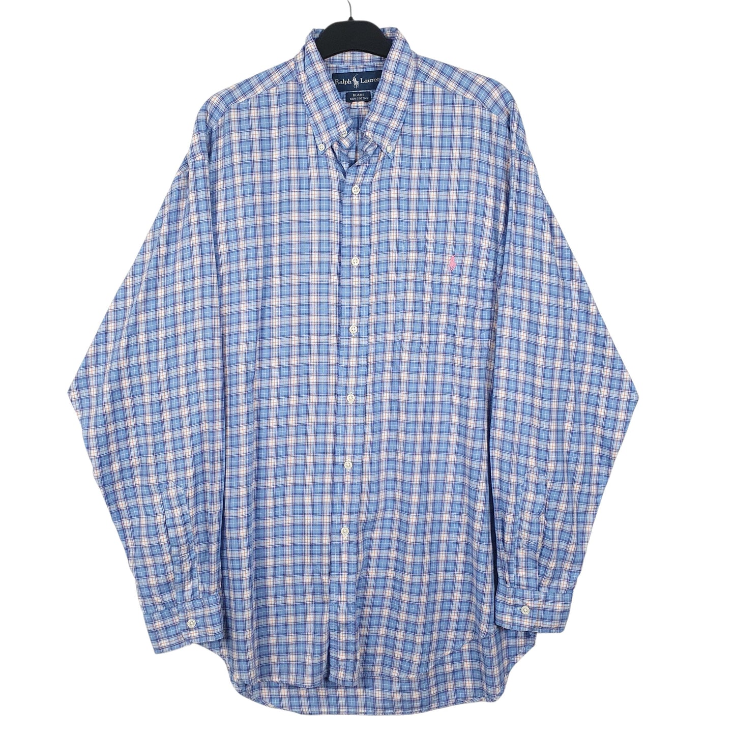Mens Blue Ralph Lauren  Long Sleeve Shirt