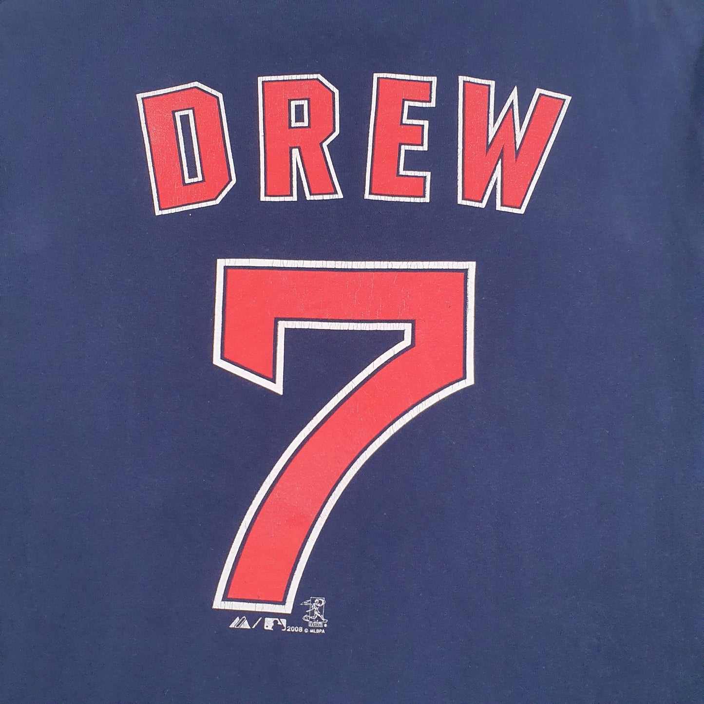 Mens Navy Delta MLB Boston Red Sox  T Shirt