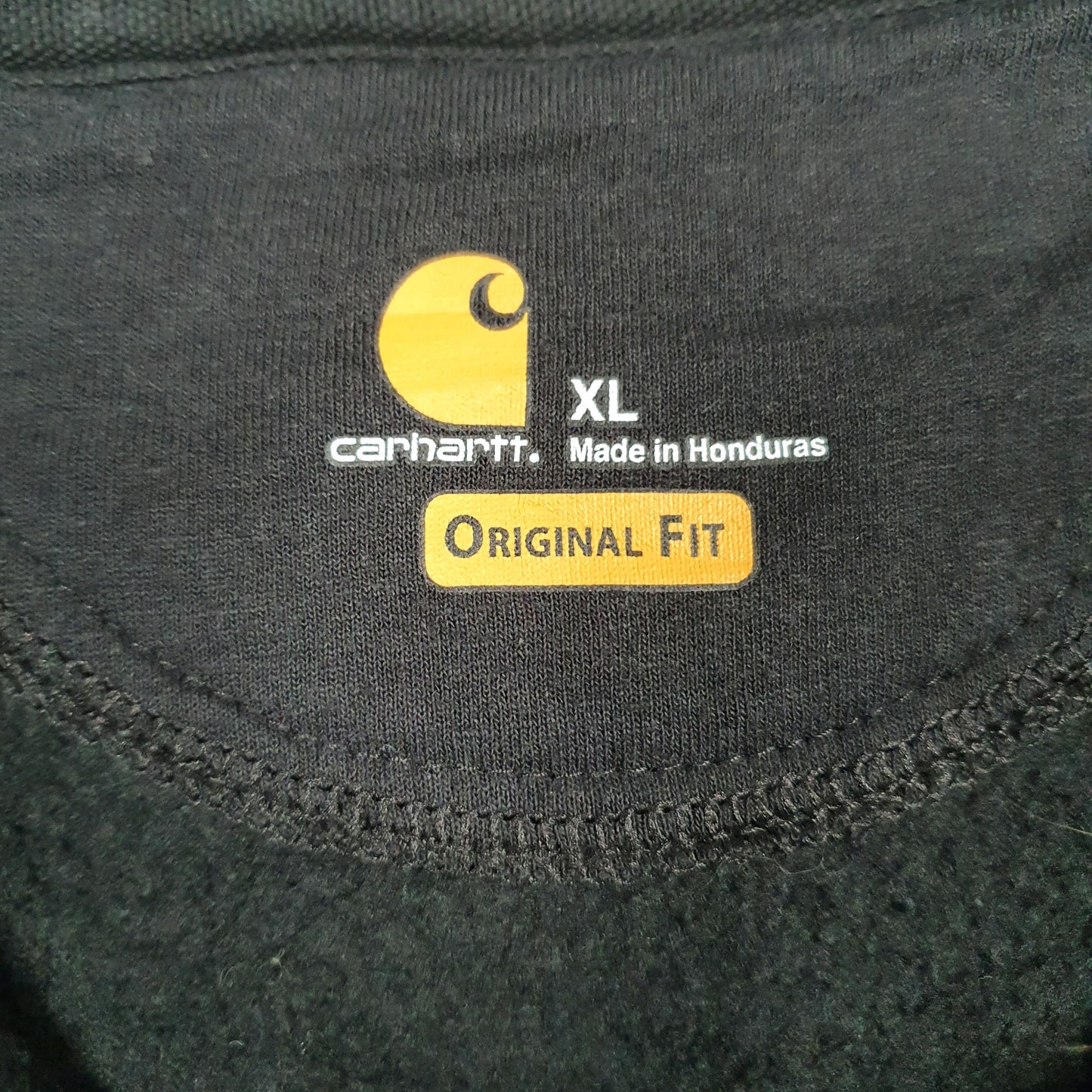 Mens Black Carhartt  Hoodie Jumper