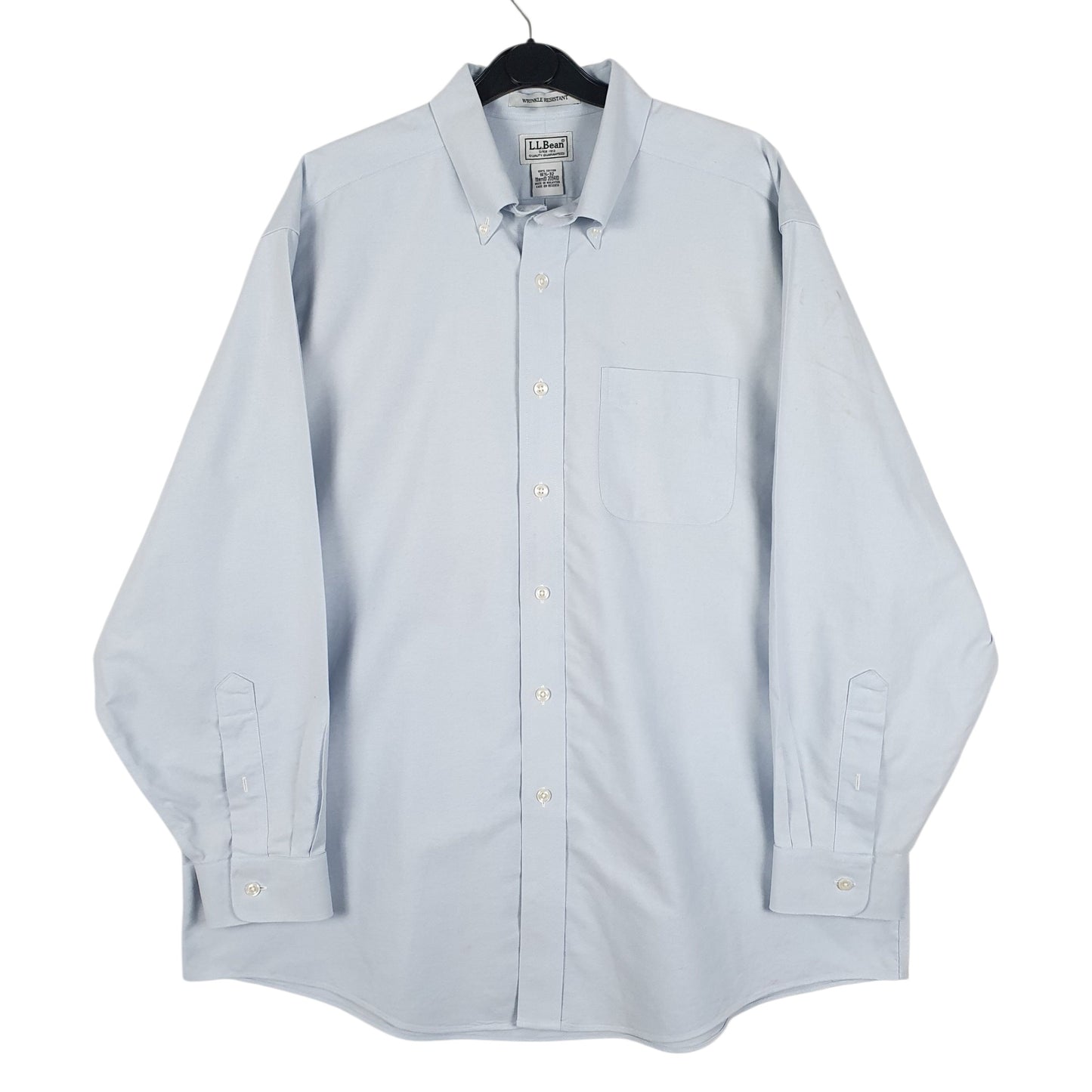 Mens Blue L.L.Bean  Long Sleeve Shirt