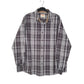 Mens Grey Wrangler  Long Sleeve Shirt