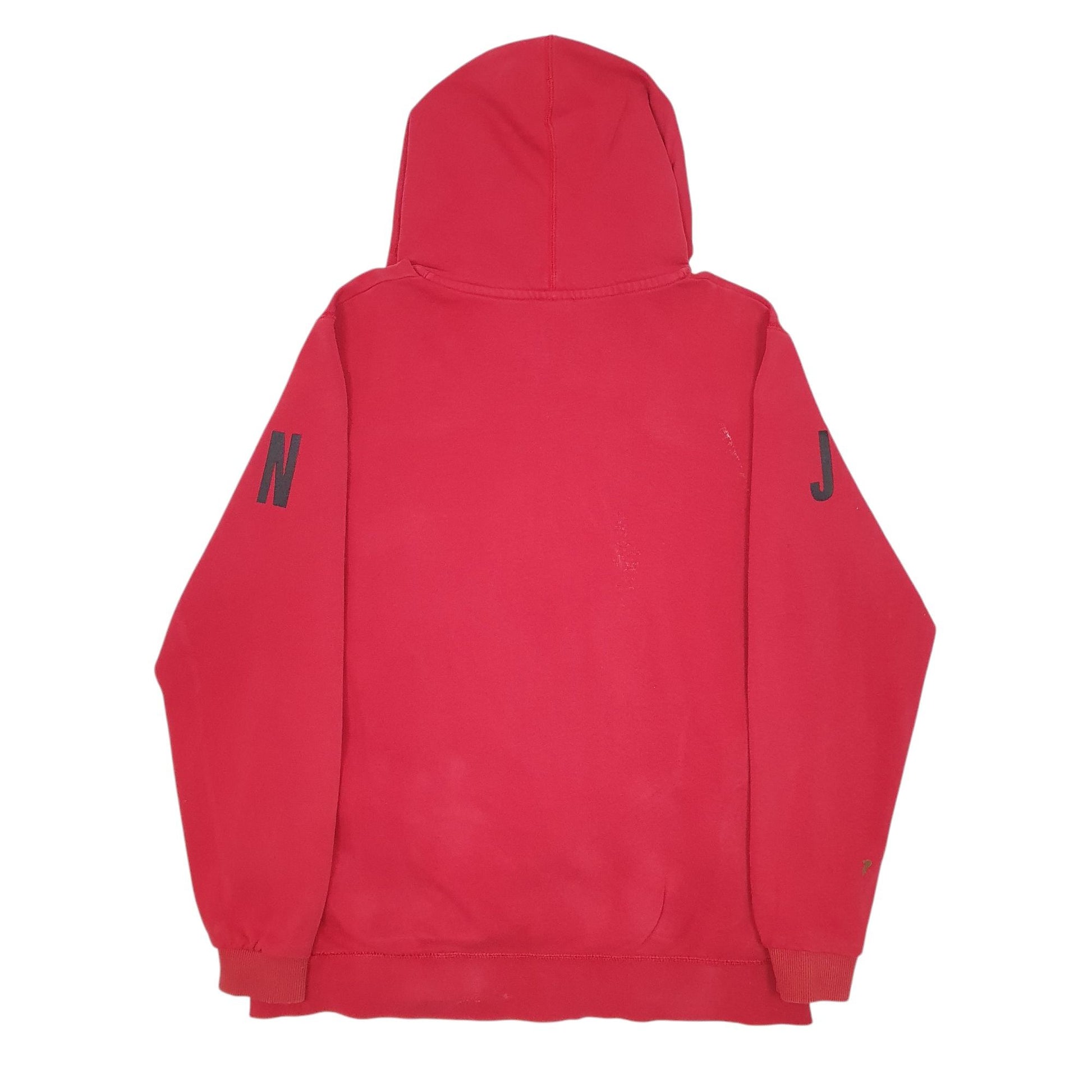 Mens Red Nike Air Jordan Hoodie Jumper