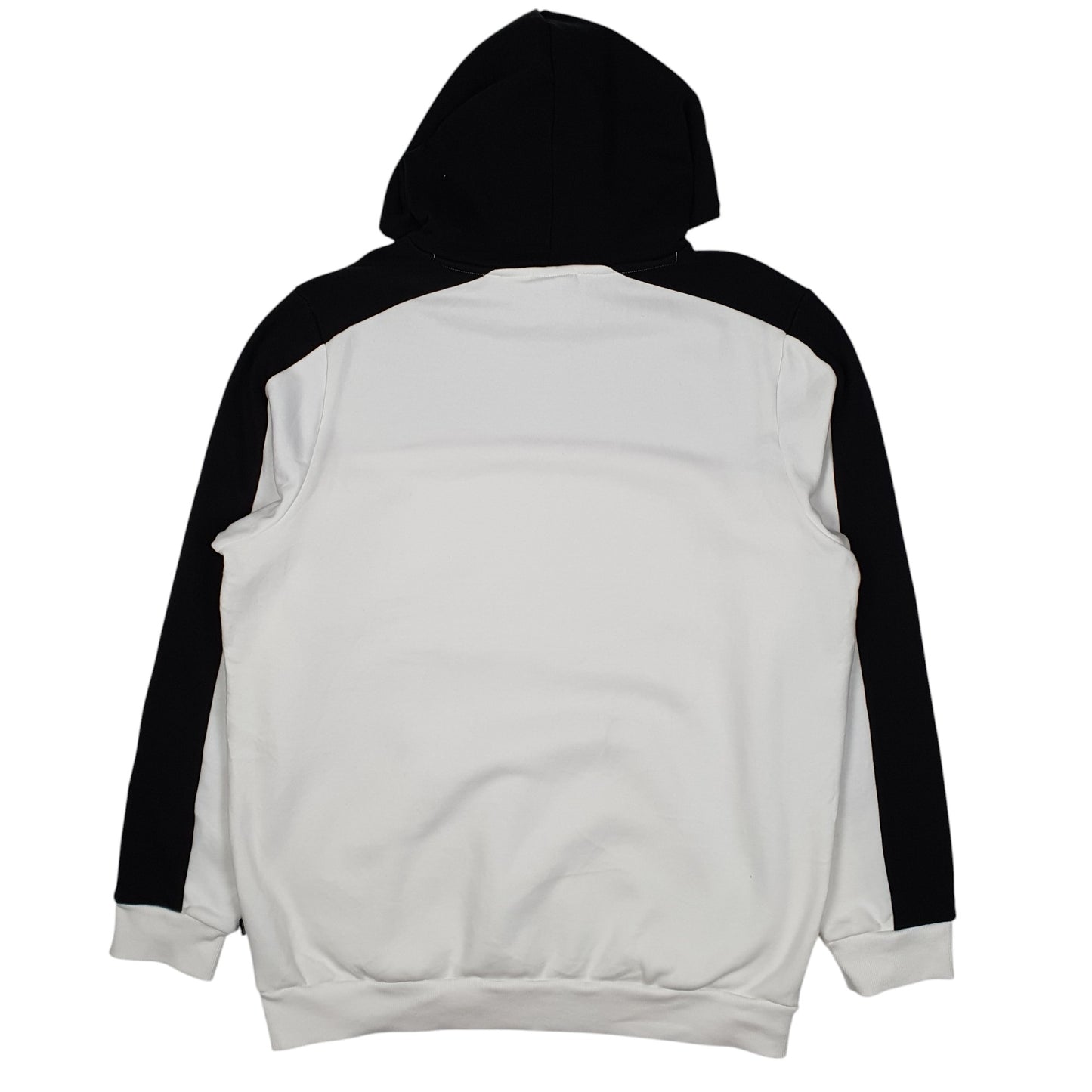 Mens White Puma  Hoodie Jumper