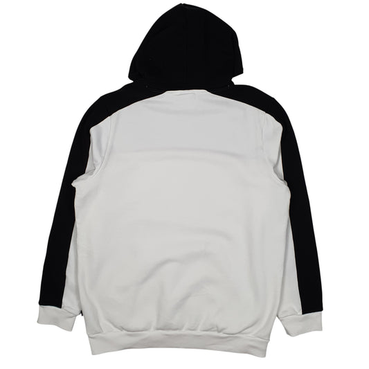 Mens White Puma  Hoodie Jumper