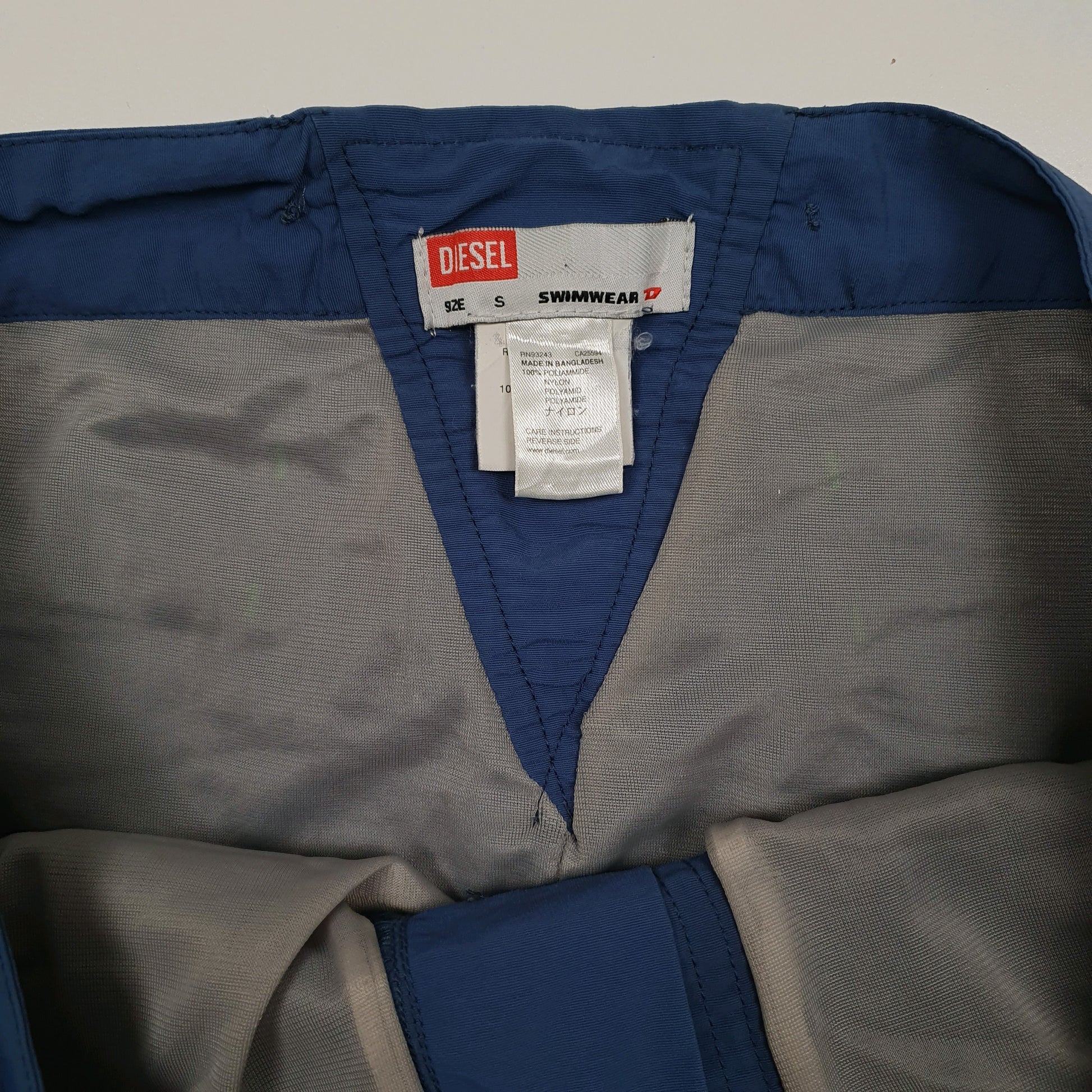 Mens Blue Diesel   Shorts