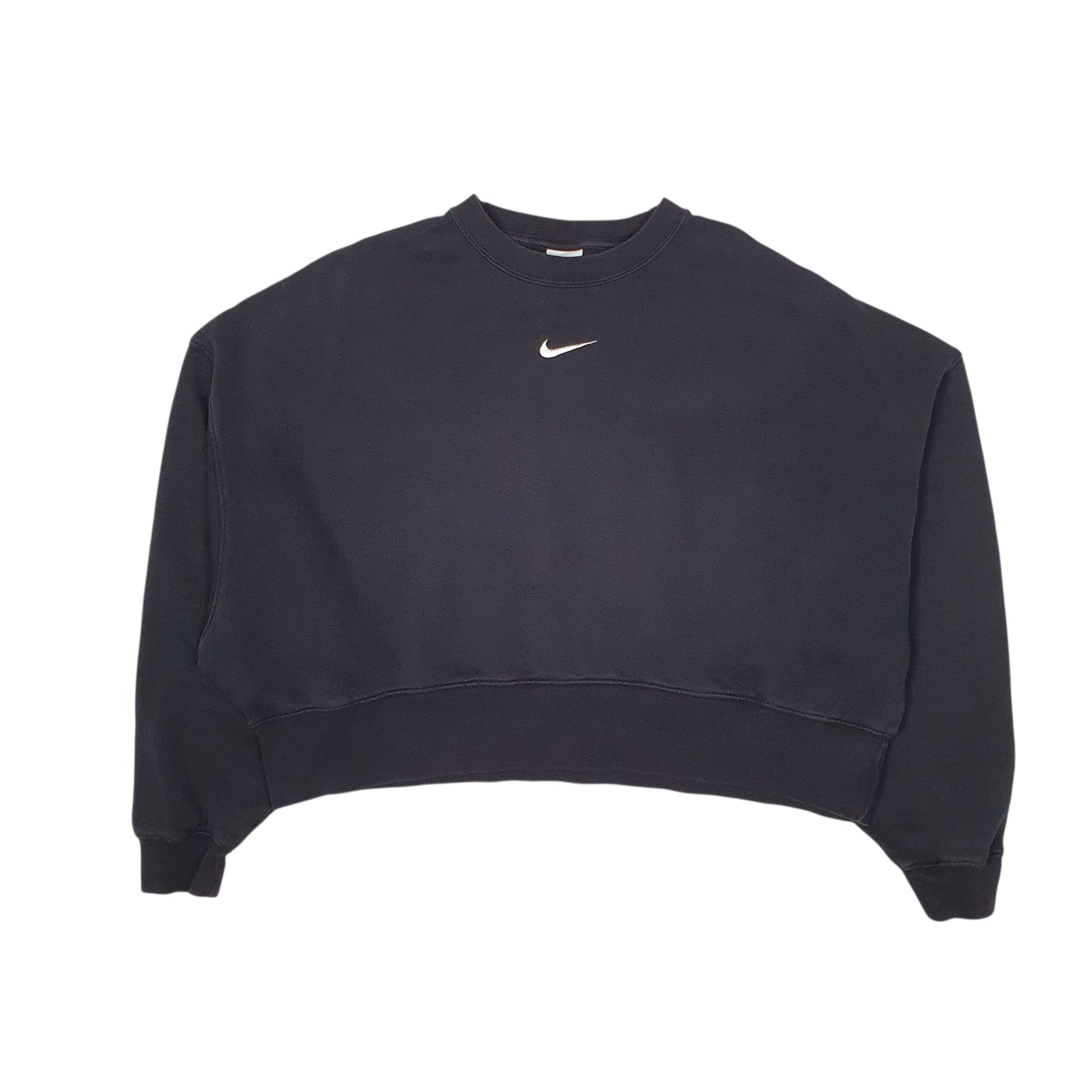 Womens Blue Nike Loose Fit Baggy Crewneck Jumper