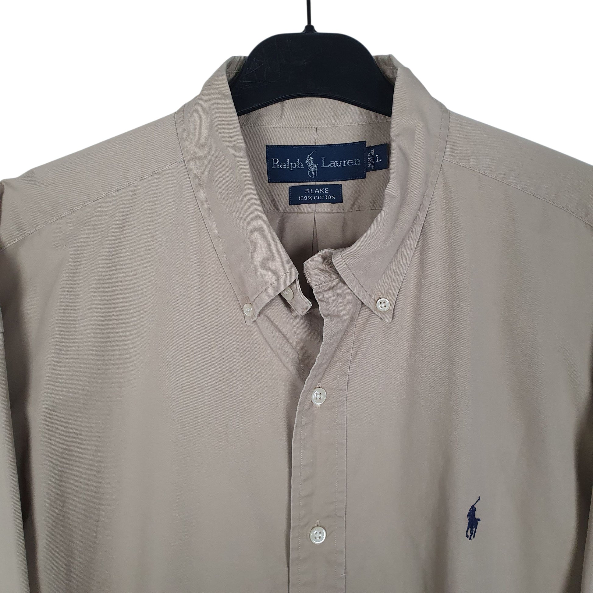 Mens Beige Ralph Lauren Oversized  Shirt