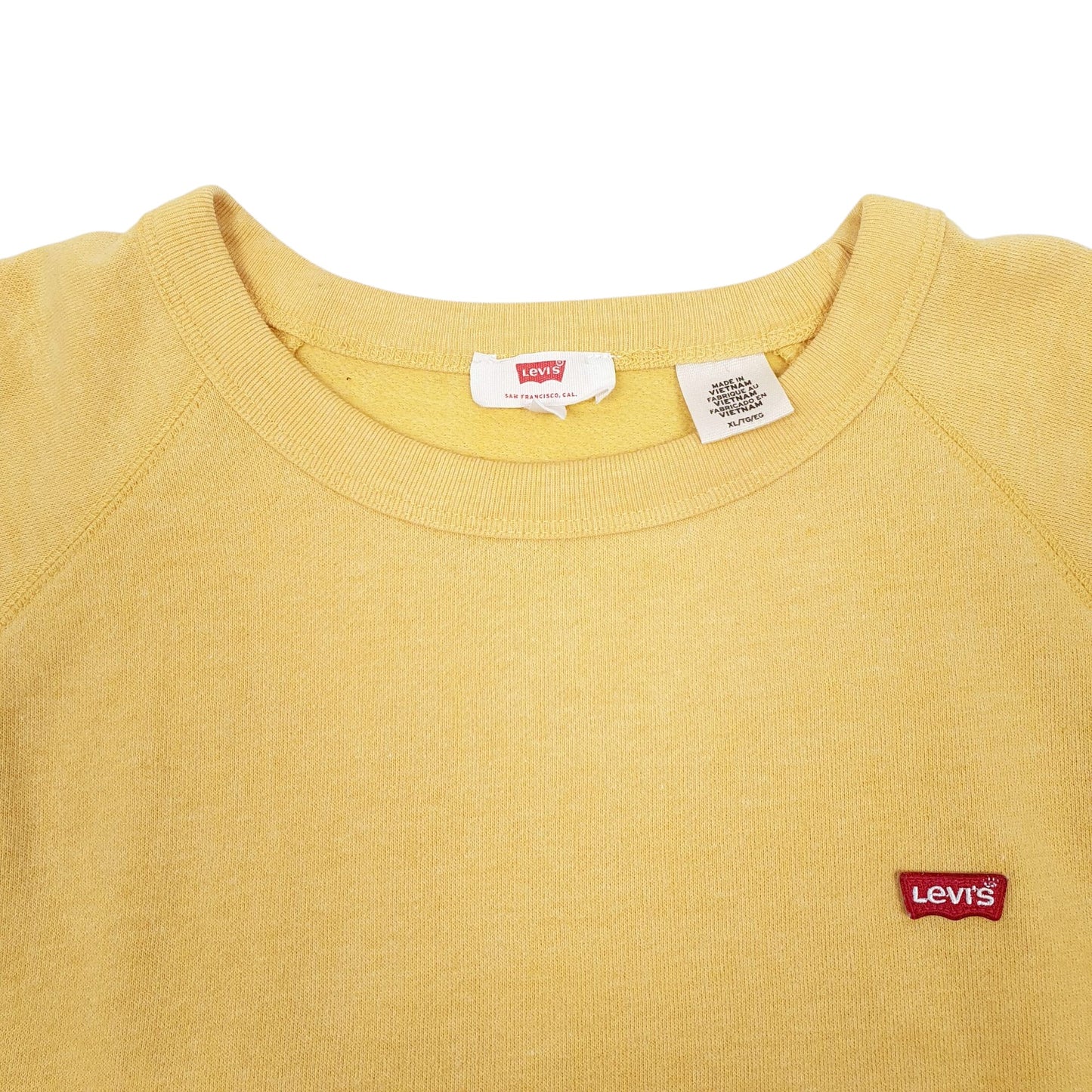 Womens Yellow Levis  Crewneck Jumper