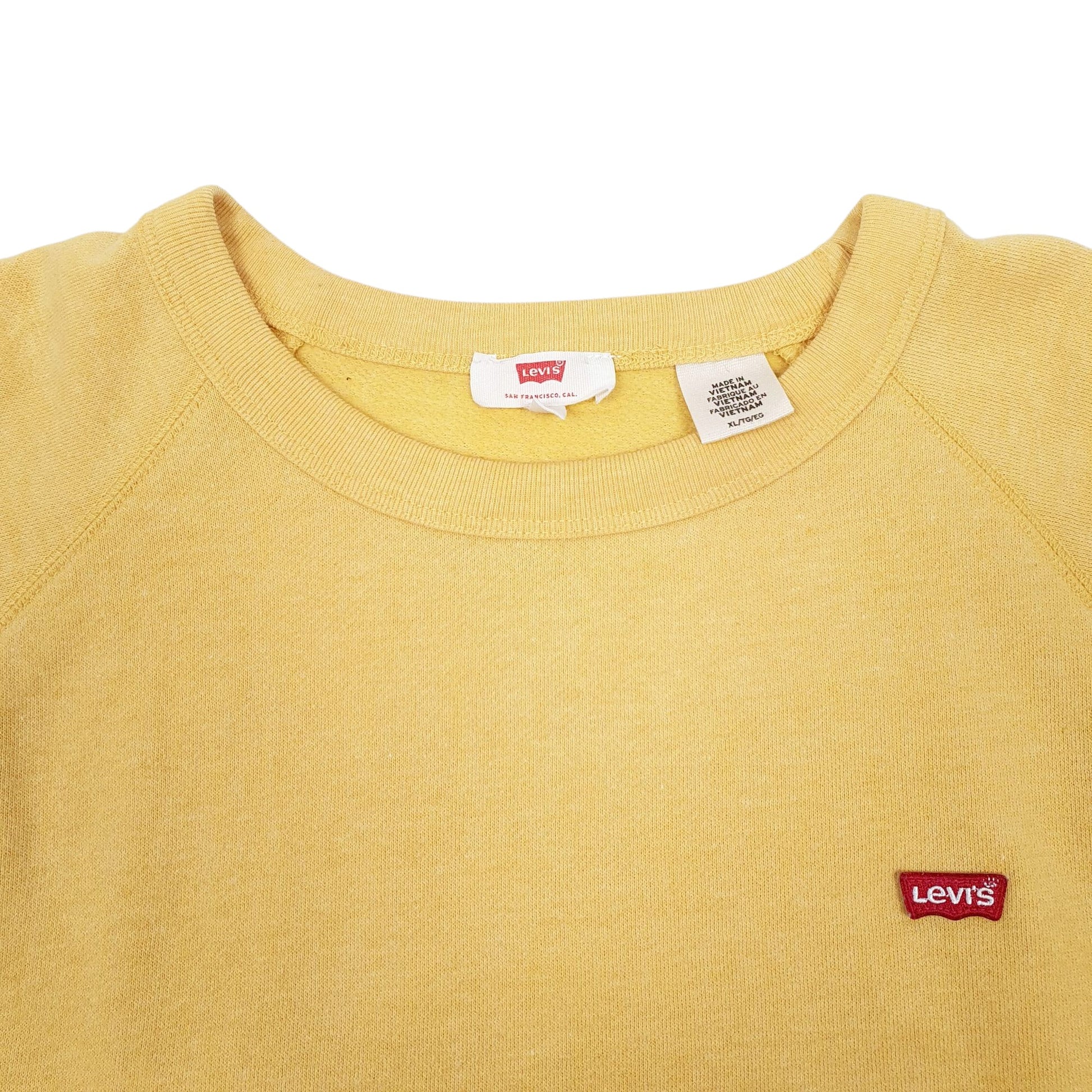 Womens Yellow Levis  Crewneck Jumper