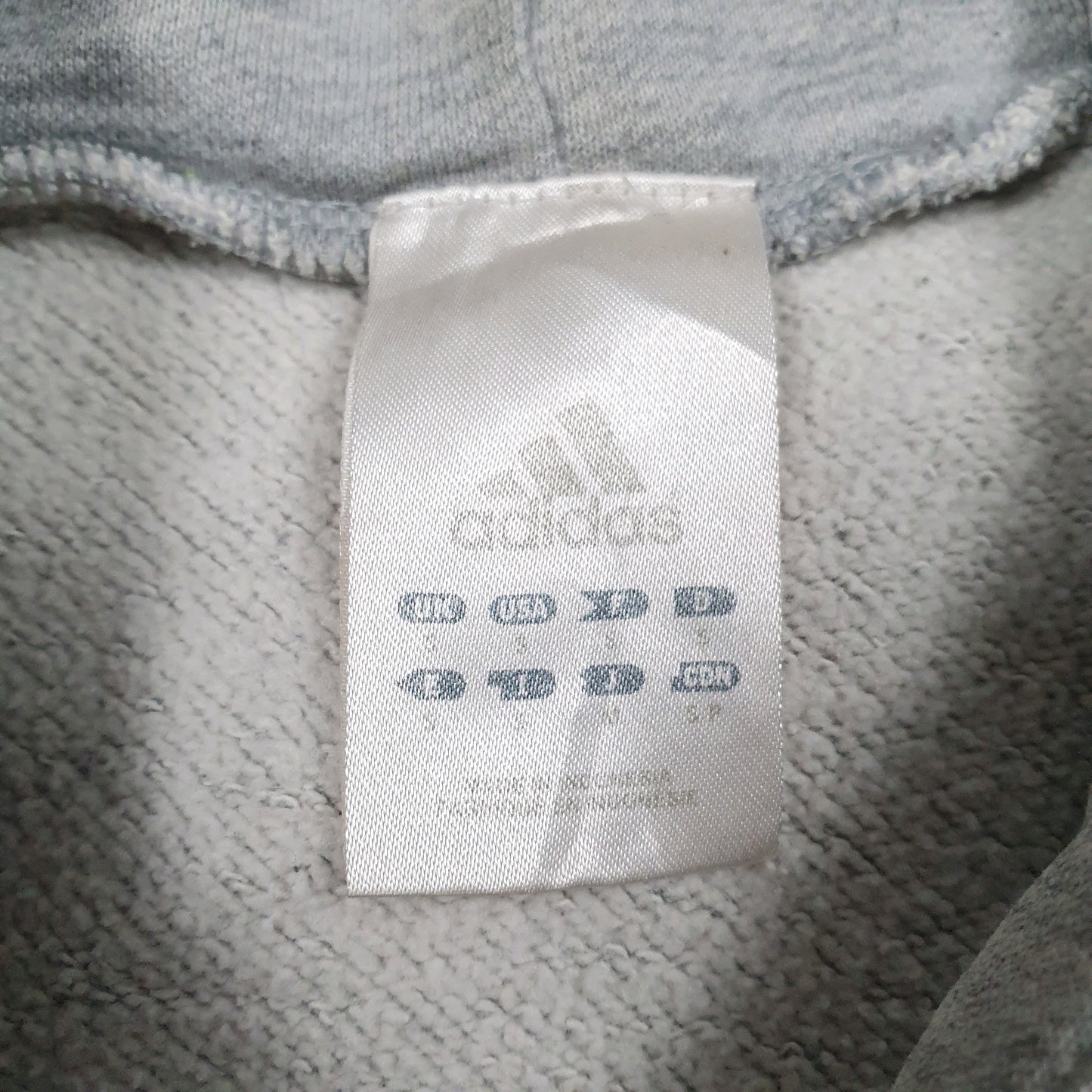 Mens Grey Adidas Baggy Softball Hoodie Jumper
