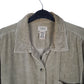Womens Green L.L.Bean Corduroy Relaxed Fit  Shirt