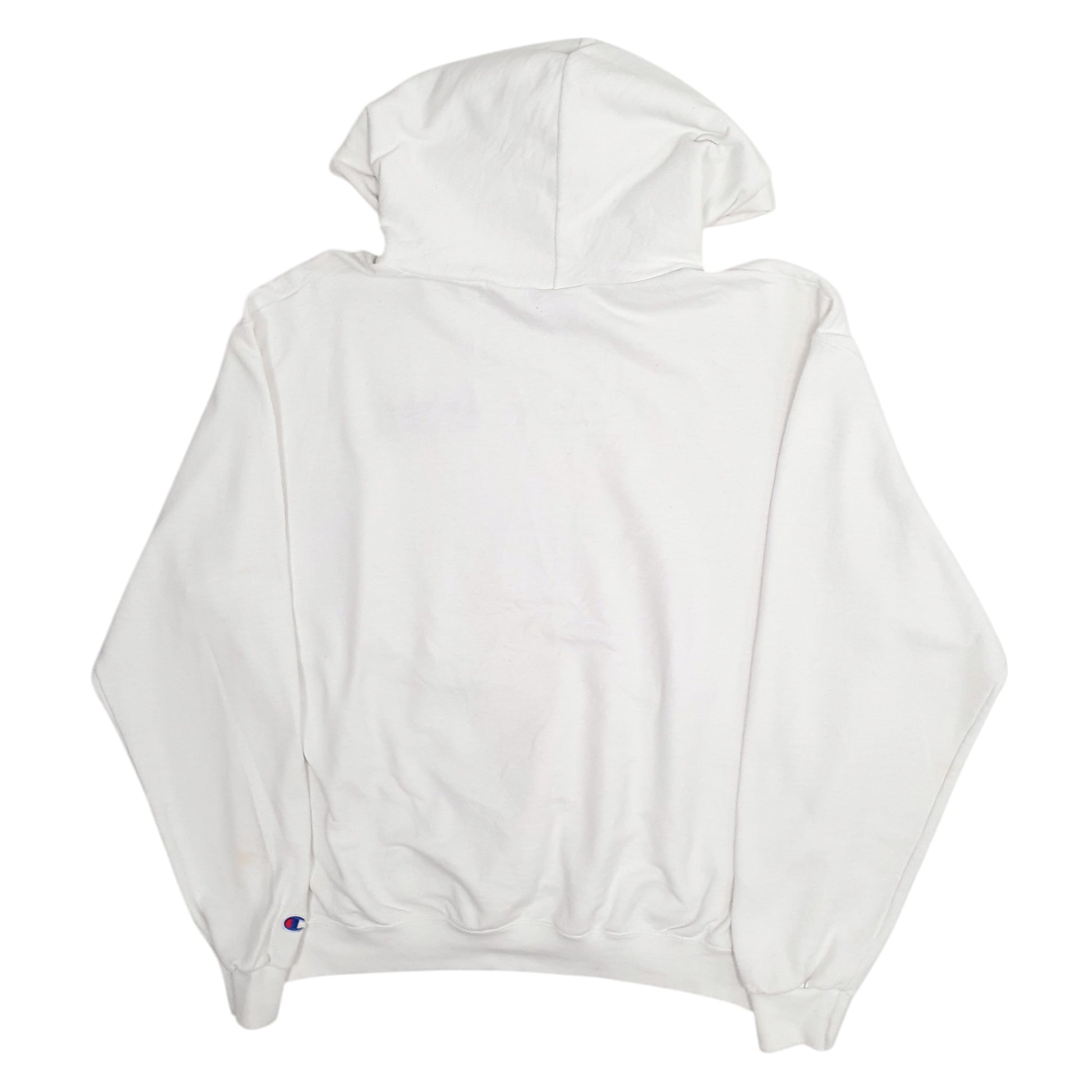 Mens White Champion  Hoodie Jumper