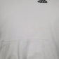 Mens White Adidas  Hoodie Jumper